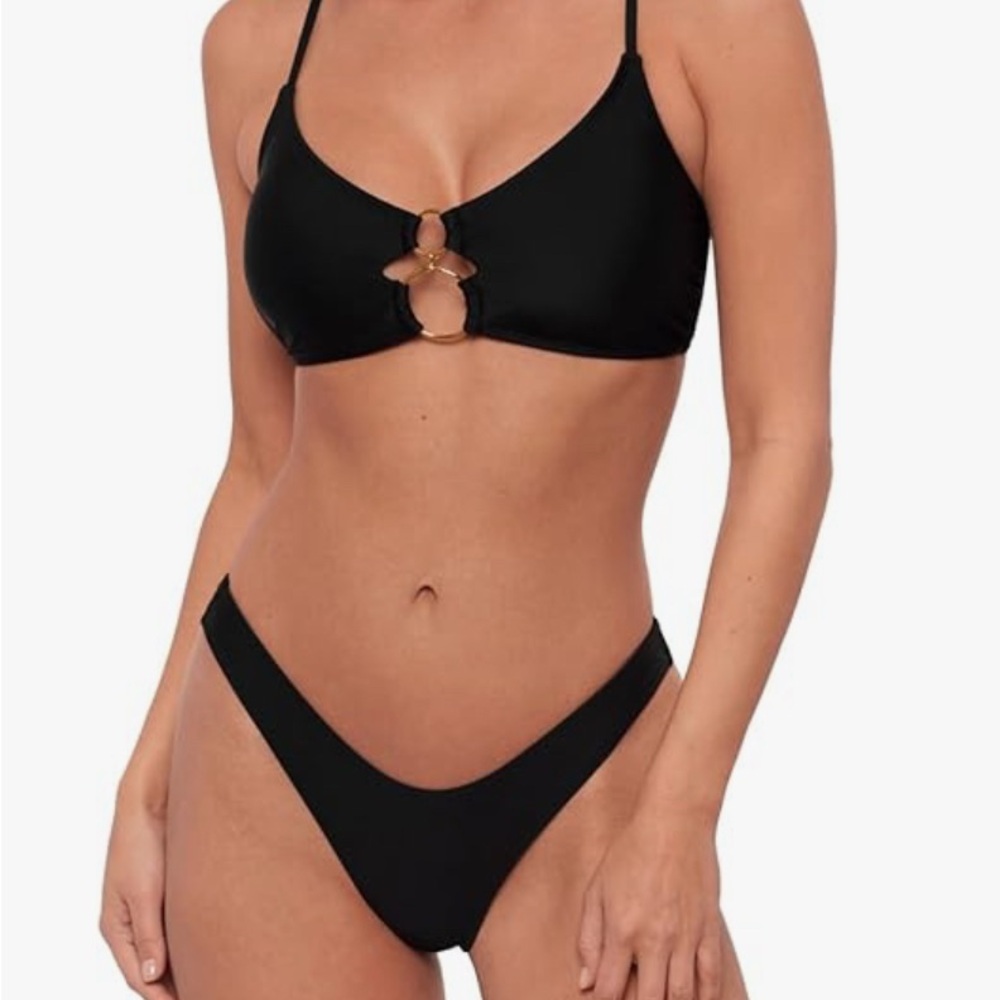 Sports Illustrated Swim Black Bikini Set